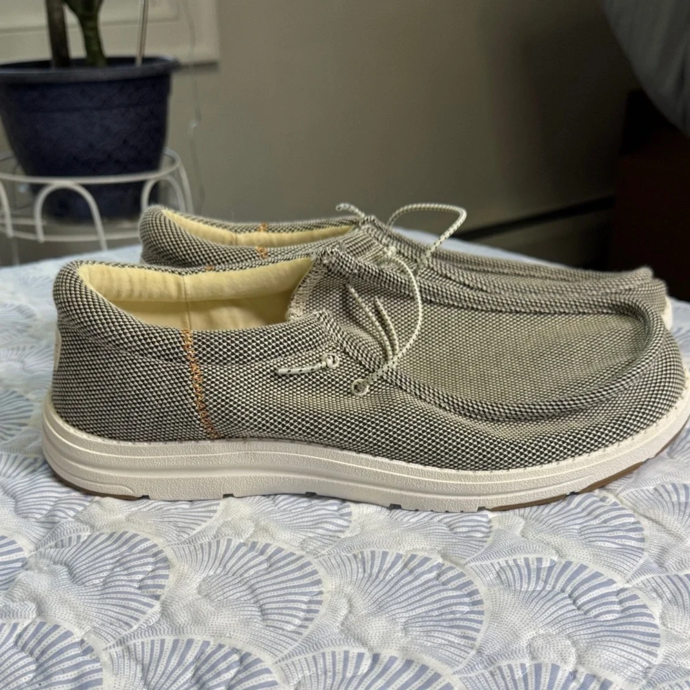 Bruno Marc Men’s Casual Knit Lace-Up Shoes Size 13 Comfort Lightweight NWOT